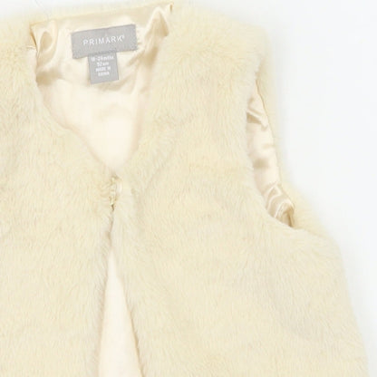 Primark  Ivory   Basic Jacket Jacket Size 18-24 Months