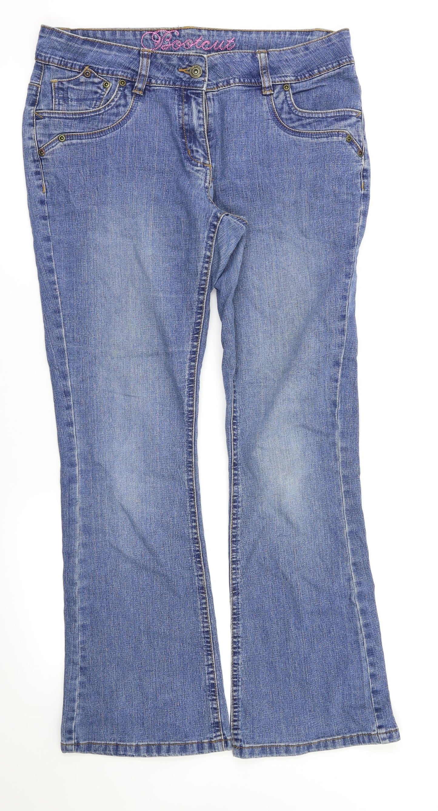 Cherokee Womens Blue   Straight Jeans Size 12 L29 in