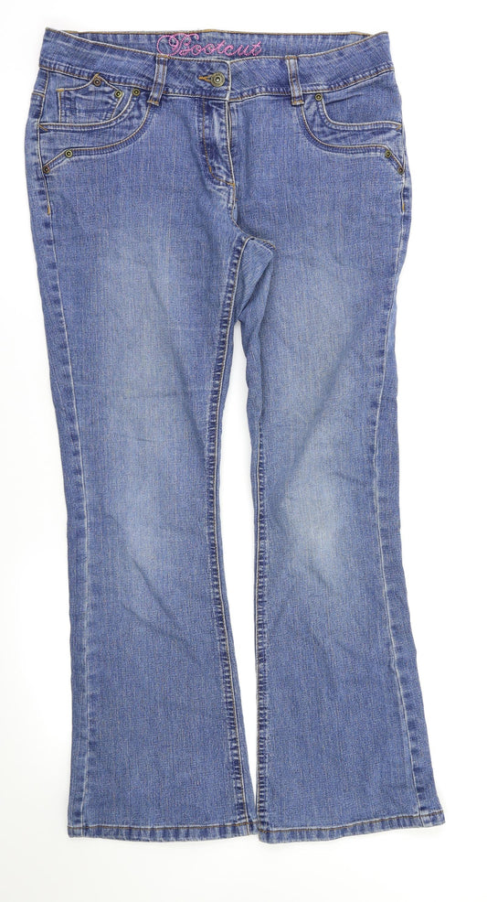 Cherokee Womens Blue   Straight Jeans Size 12 L29 in
