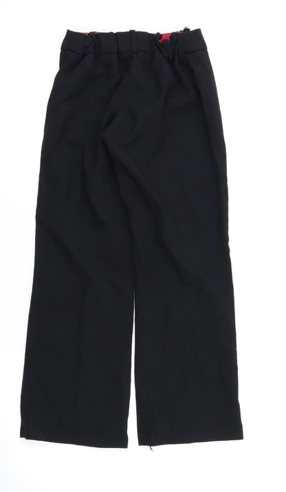 miss evie Girls Black   Chino Trousers Size 8-9 Years