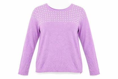 Be Beau Womens Purple   Pullover Jumper Size 18  - open back