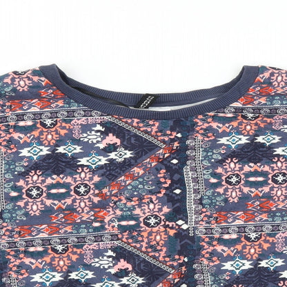 Womens UK Size XS Divided by H&M Blue Pullover Sweatshirt