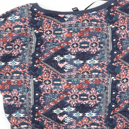 Womens UK Size XS Divided by H&M Blue Pullover Sweatshirt