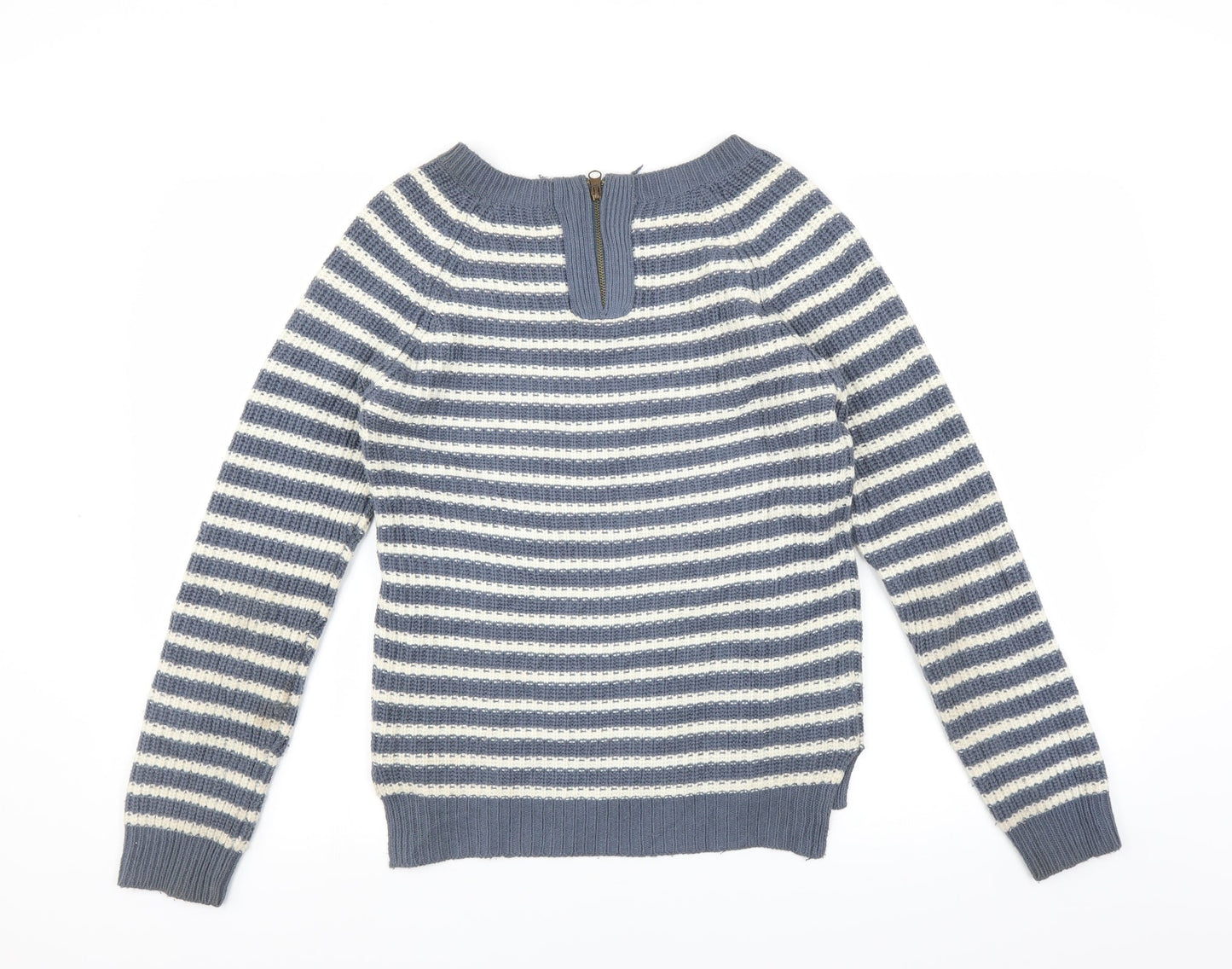 Primark Womens Blue Striped  Pullover Jumper Size 10