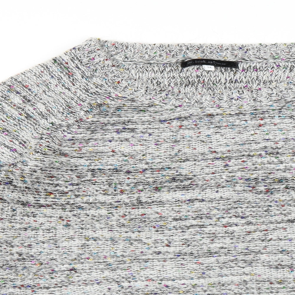 New Look Womens Grey   Pullover Jumper Size 14