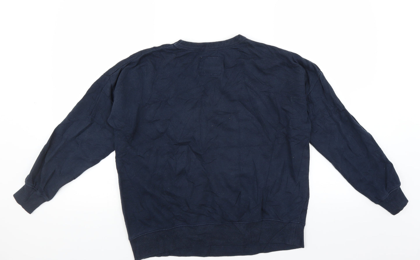 Womens UK Size S Pull&Bear Blue Pullover Sweatshirt