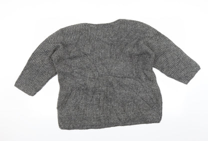 Marks & Spencer Womens Grey   Pullover Jumper Size 14