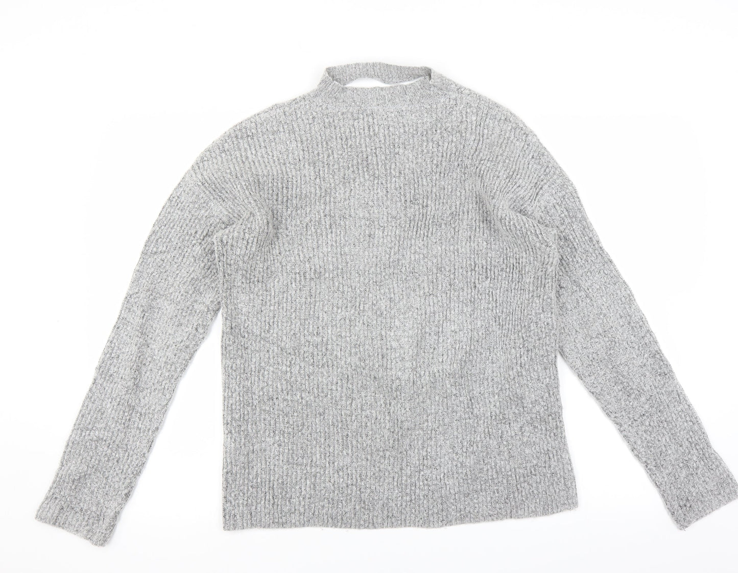 New Look Girls Grey   Pullover Jumper Size 14-15 Years  - Choker style neck
