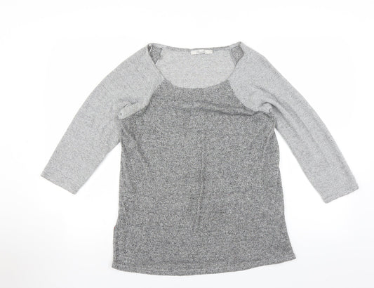 Peacocks Womens Grey   Pullover Jumper Size 14