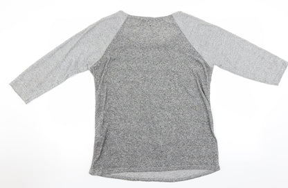 Peacocks Womens Grey   Pullover Jumper Size 14