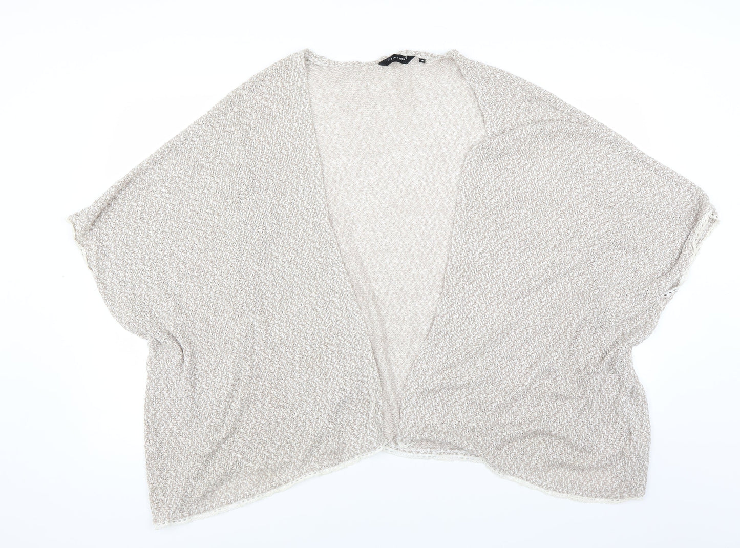New Look Womens Beige   Cardigan Jumper Size 14