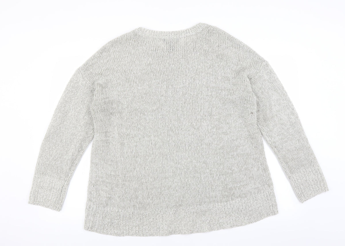 New Look Womens Grey   Pullover Jumper Size L
