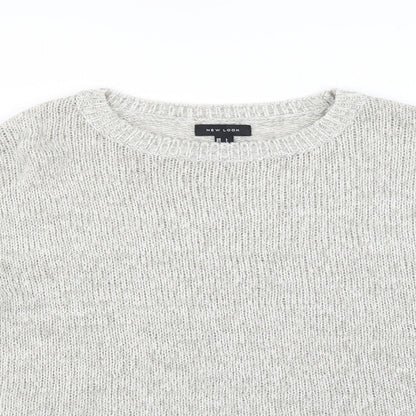 New Look Womens Grey   Pullover Jumper Size L