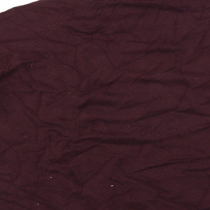 F&F Womens Purple   Pullover Jumper Size 14  - cold shoudler