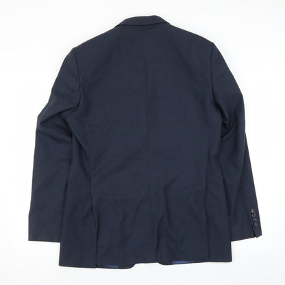 Mens UK Size 40 Daniel Grahame Regular Blue Suit Jacket
