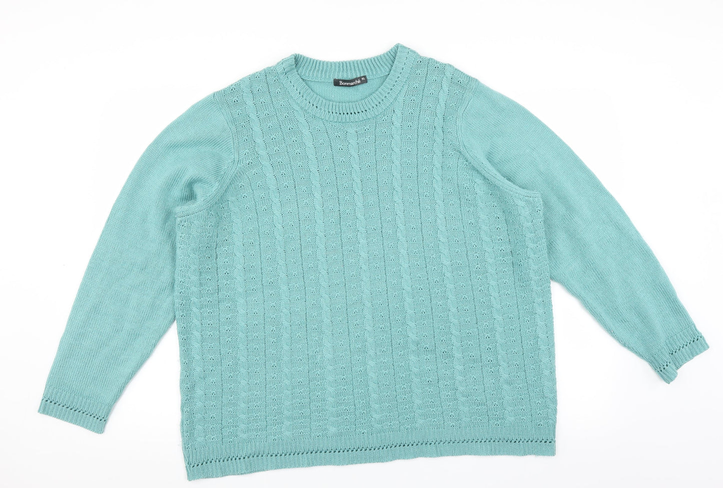 Le Bon Marché Womens Green   Pullover Jumper Size XL