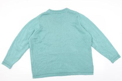 Le Bon Marché Womens Green   Pullover Jumper Size XL