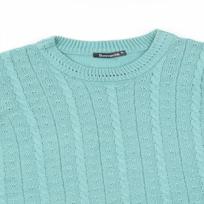 Le Bon Marché Womens Green   Pullover Jumper Size XL