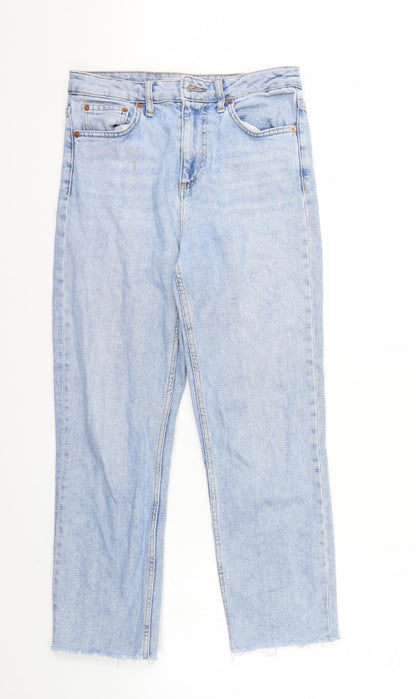 Topshop Womens Blue   Cropped Jeans Size 28 L25 in
