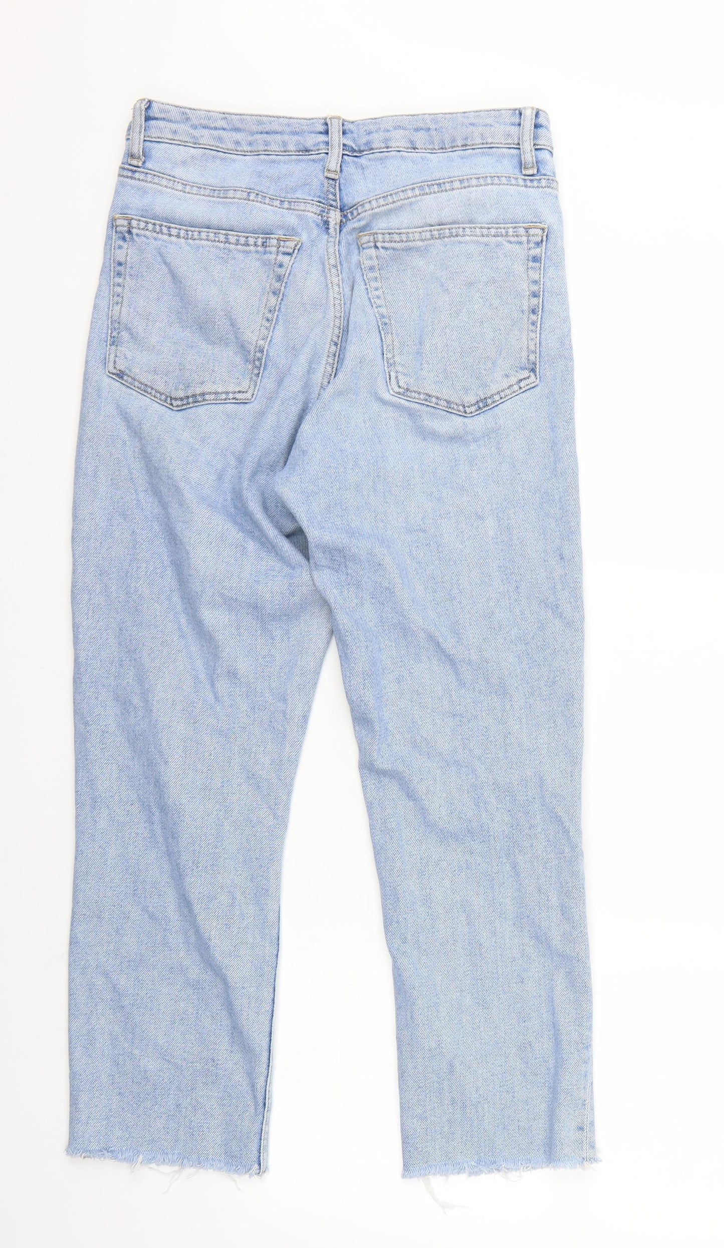Topshop Womens Blue   Cropped Jeans Size 28 L25 in