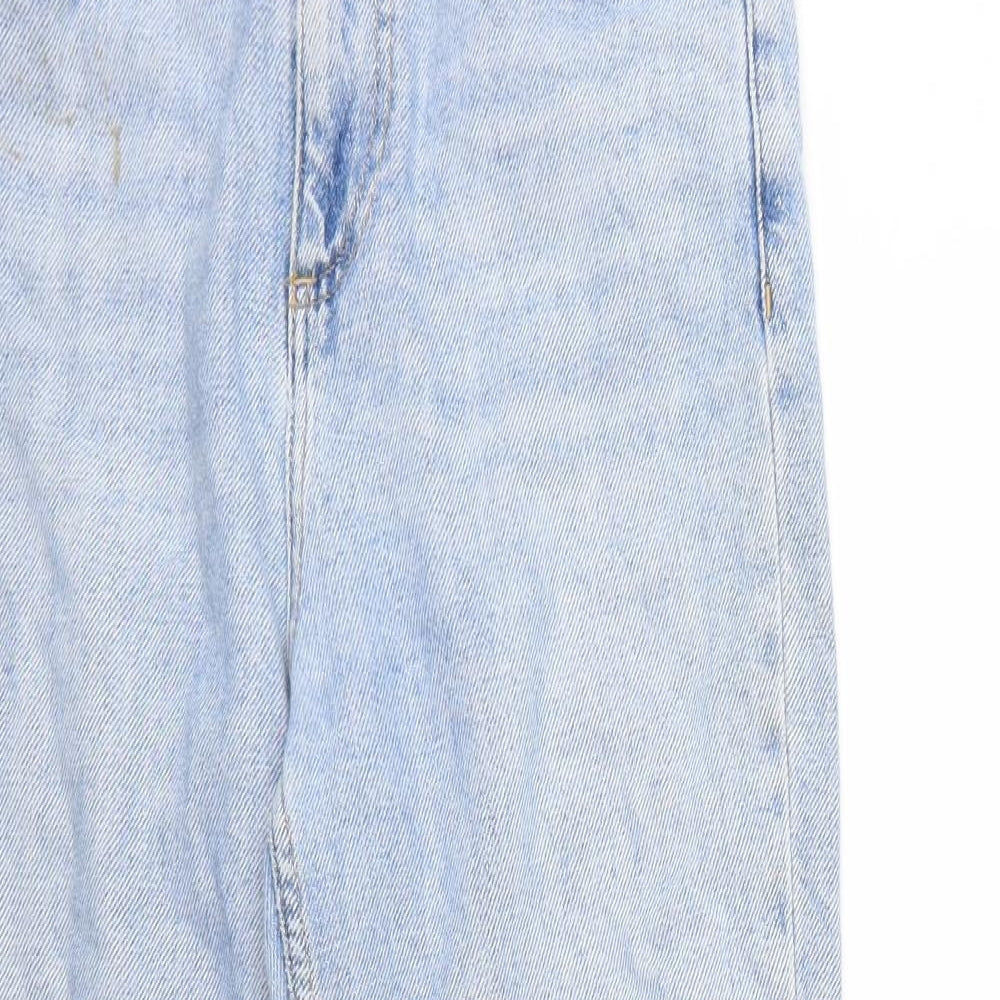 Topshop Womens Blue   Cropped Jeans Size 28 L25 in