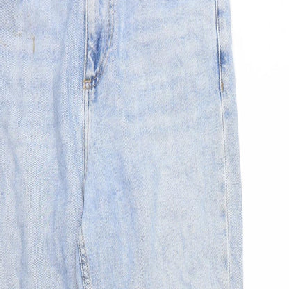 Topshop Womens Blue   Cropped Jeans Size 28 L25 in