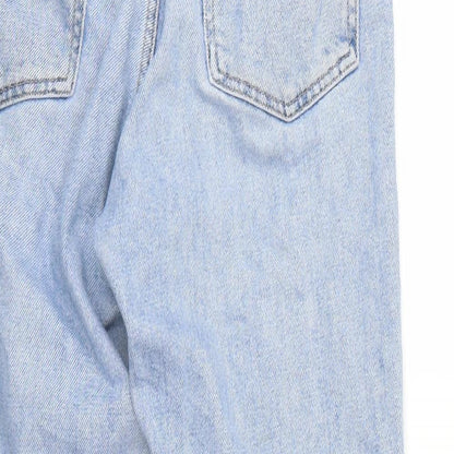 Topshop Womens Blue   Cropped Jeans Size 28 L25 in