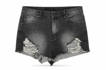 FACTORIE Womens Black   Cut-Off Shorts Size 10