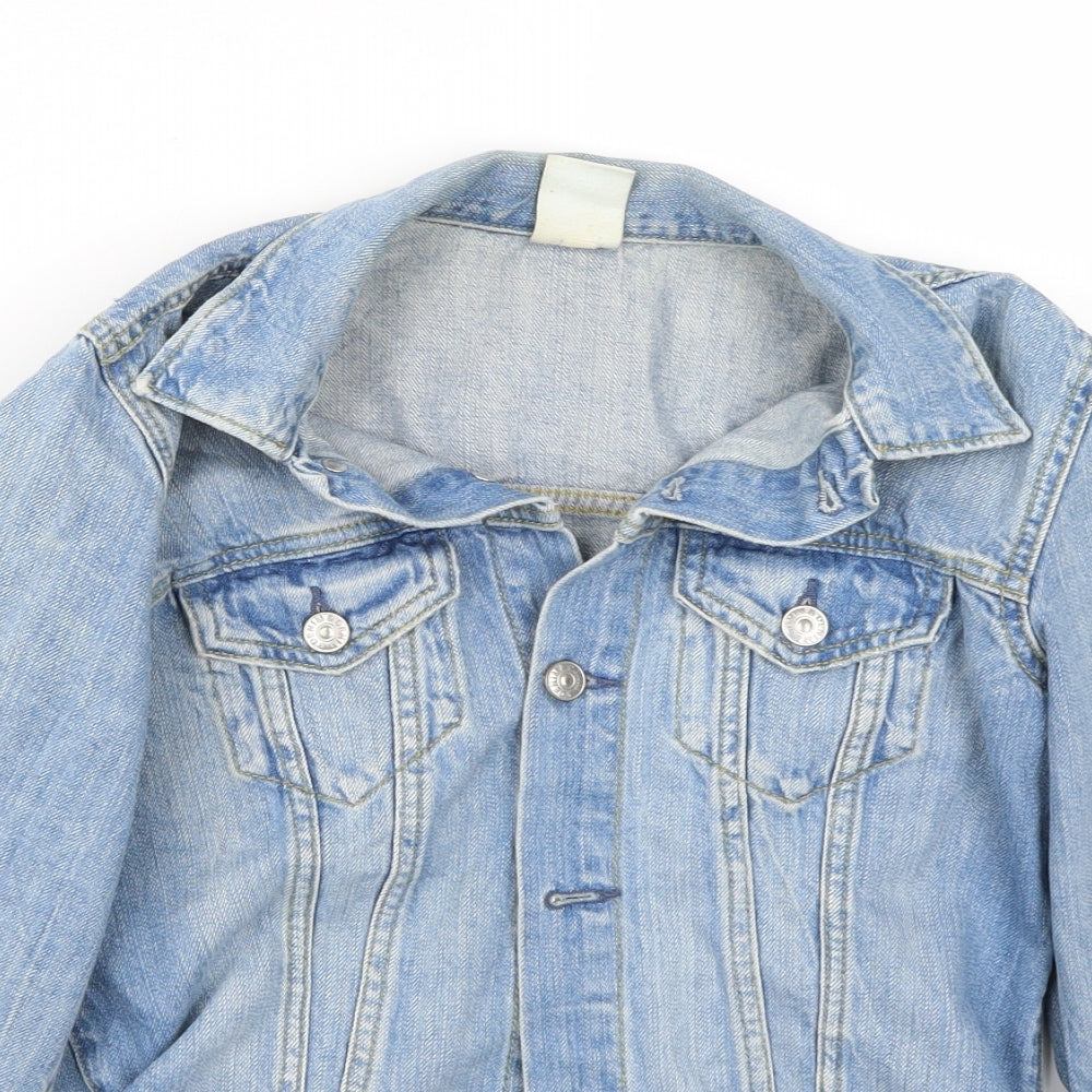 & denim  Womens Blue   Jacket Coat Size 6