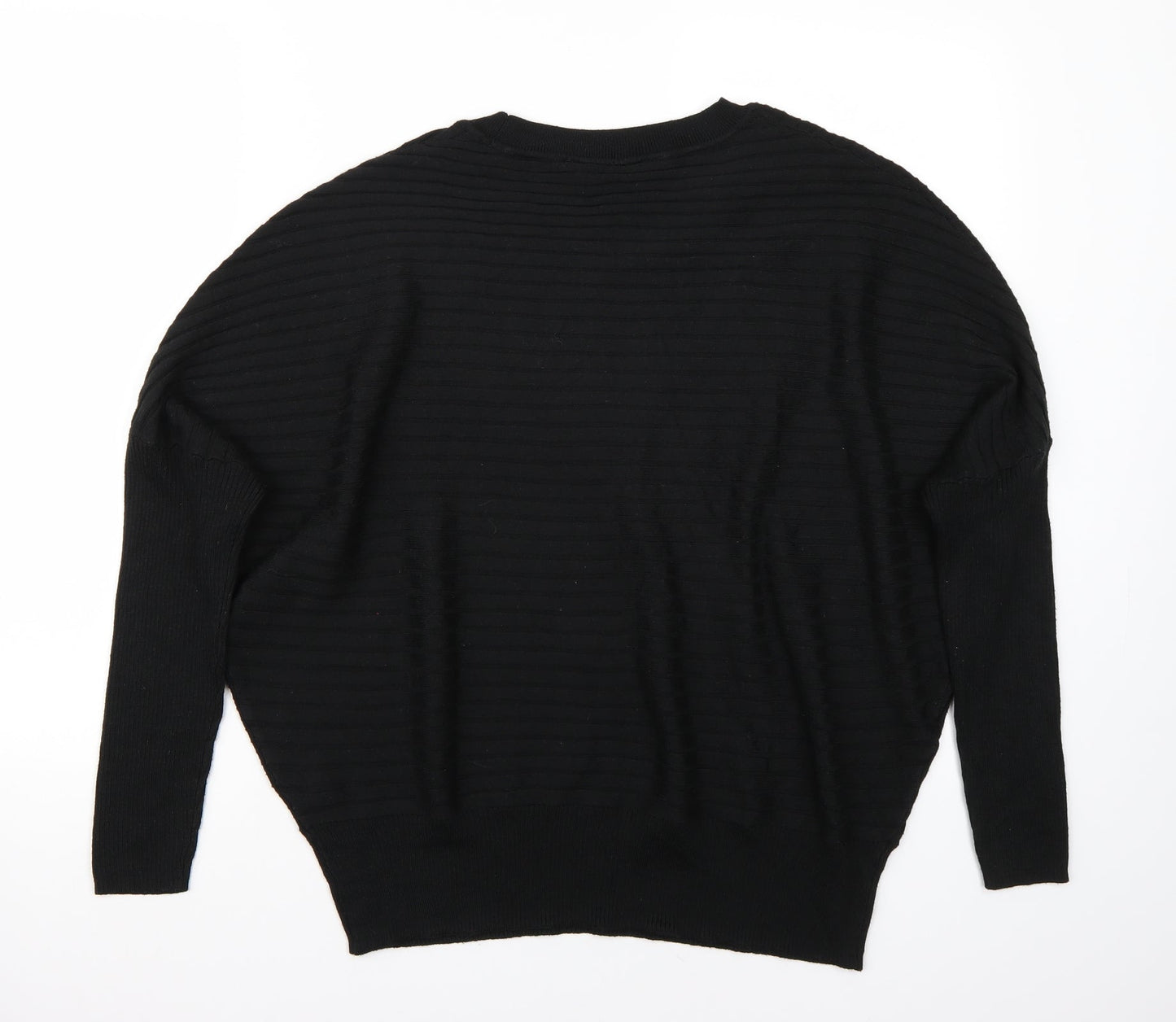 F&F Womens Black   Henley Jumper Size M