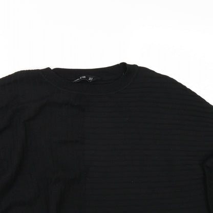 F&F Womens Black   Henley Jumper Size M