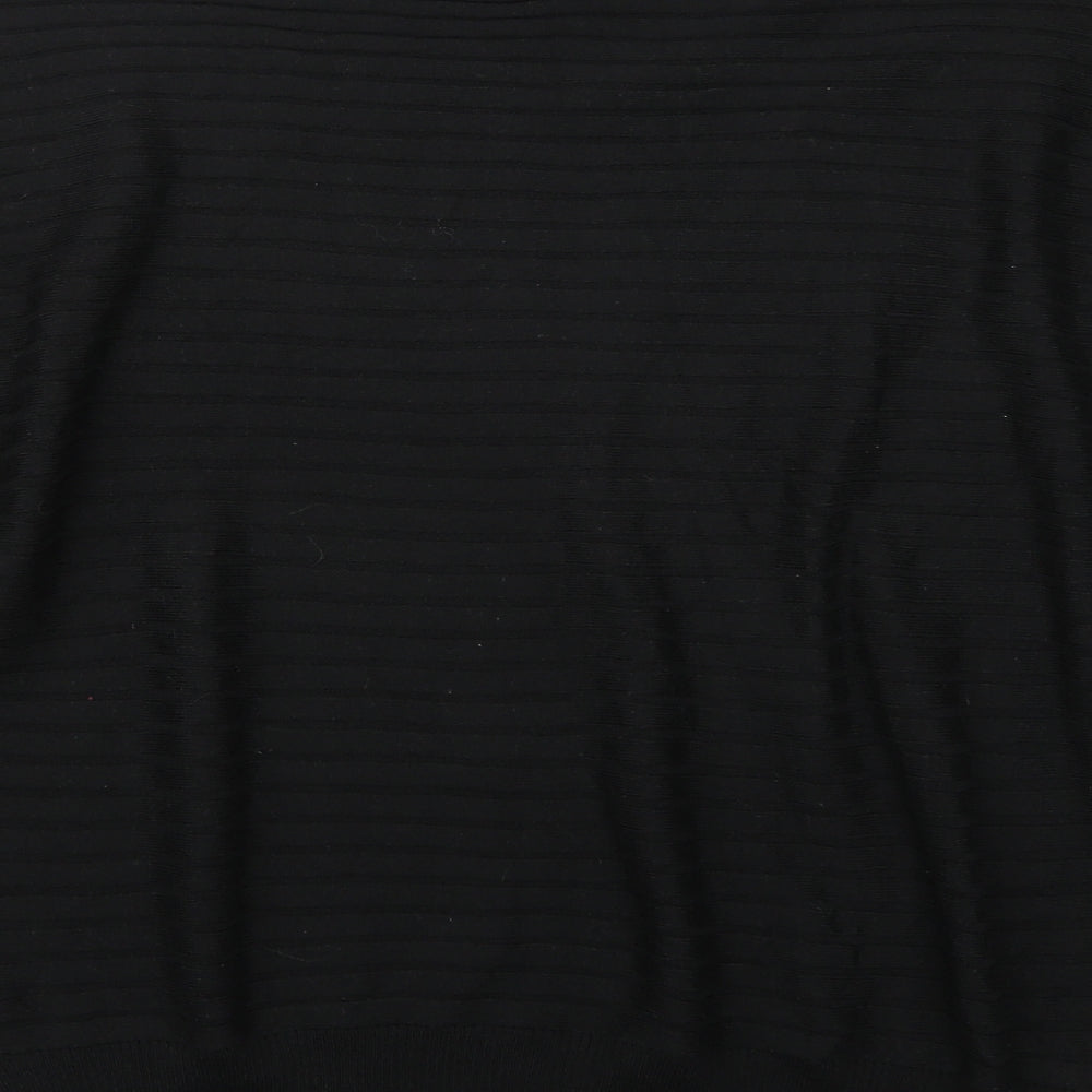 F&F Womens Black   Henley Jumper Size M