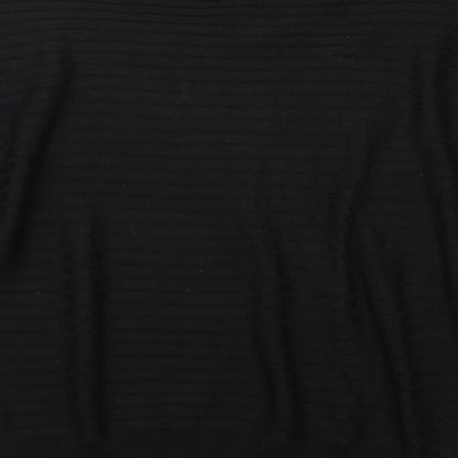 F&F Womens Black   Henley Jumper Size M