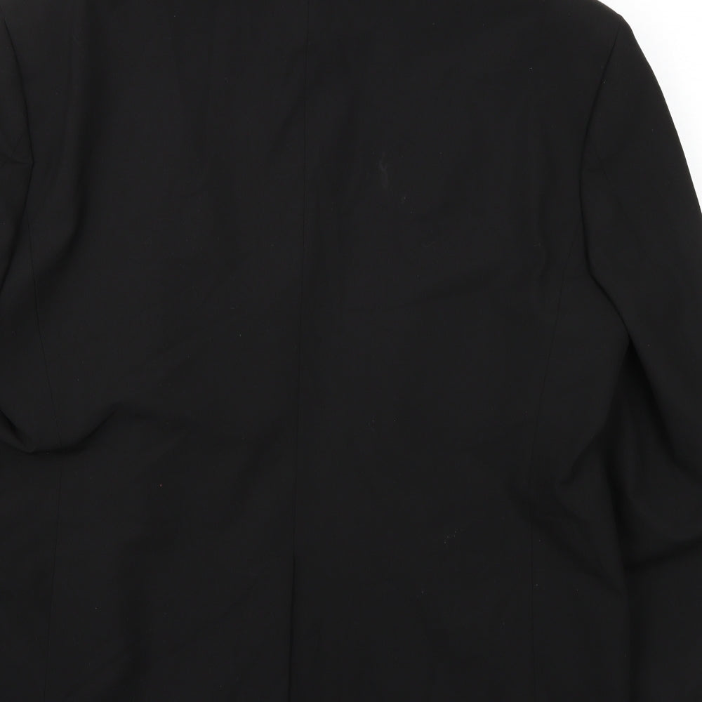 Mens UK Size 42 David Moss Regular Black Suit Jacket
