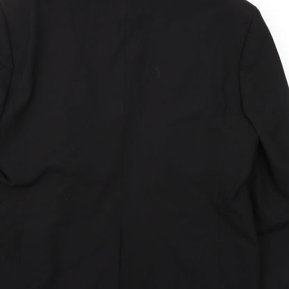 Mens UK Size 42 David Moss Regular Black Suit Jacket