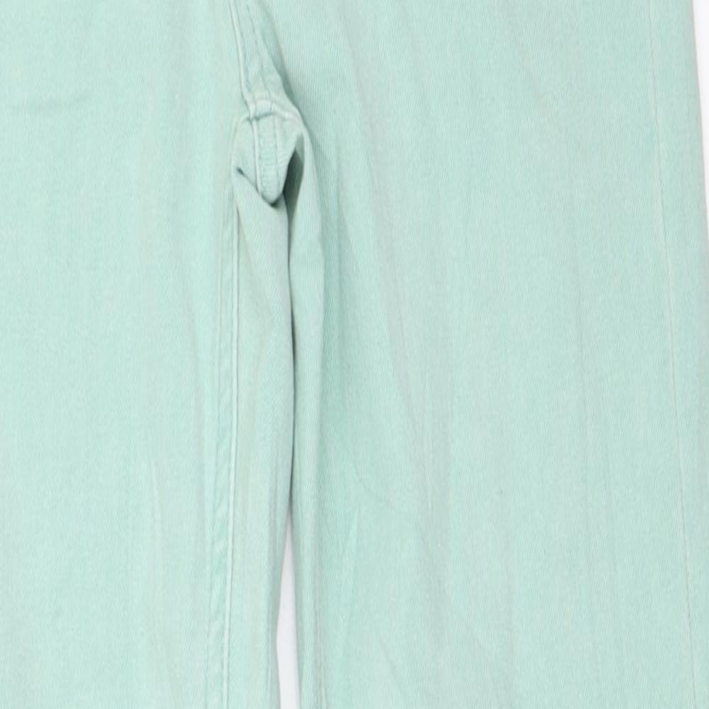 Womens UK Size 8 Marks and Spencer Regular Fit Skinny Green Jeans