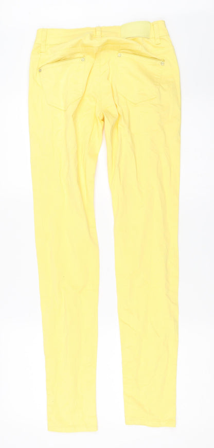 B.S Fashion Womens Yellow   Skinny Jeans Size 36 L32 in