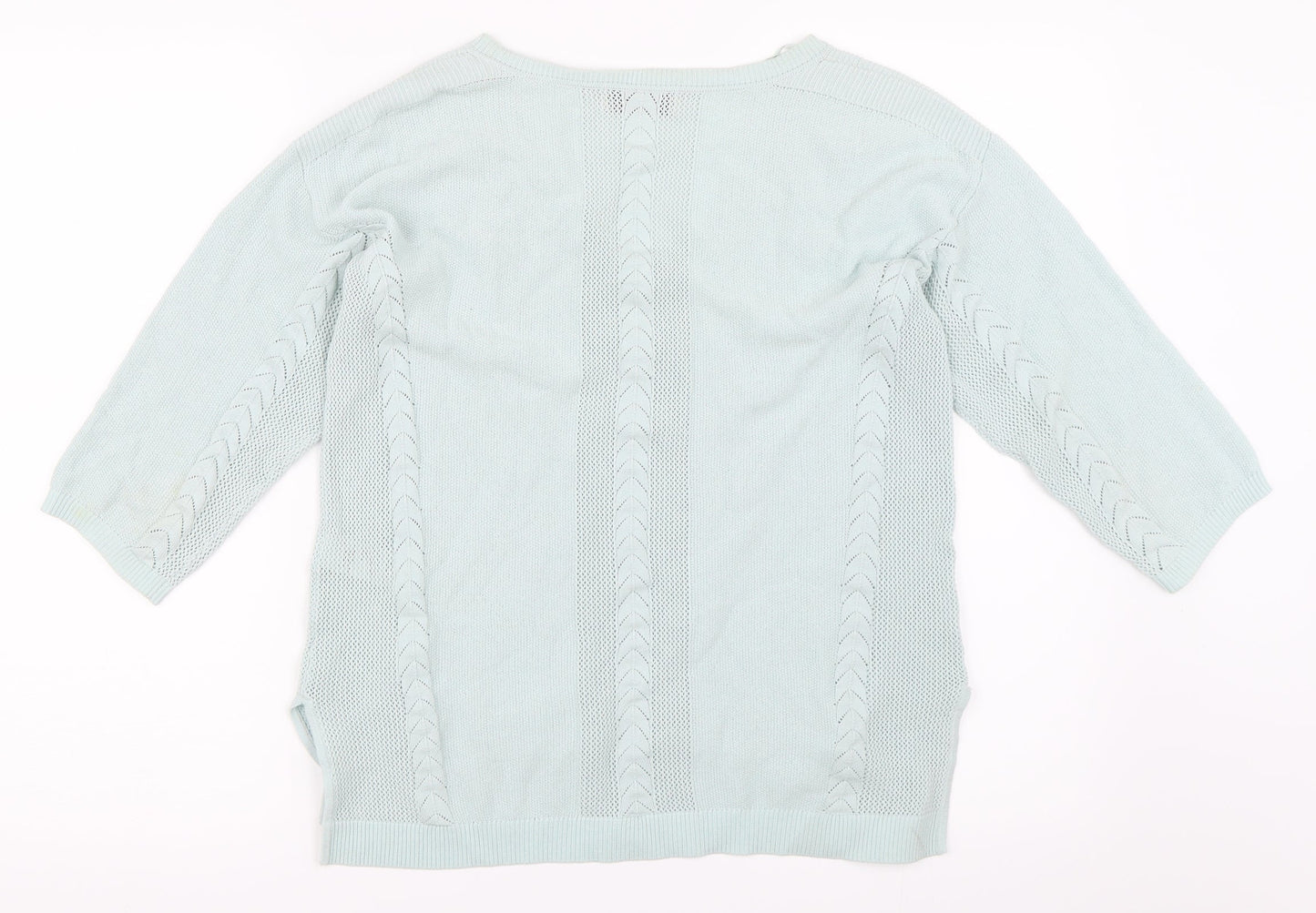Per Una Womens Blue   Pullover Jumper Size 10