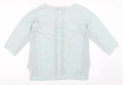 Per Una Womens Blue   Pullover Jumper Size 10