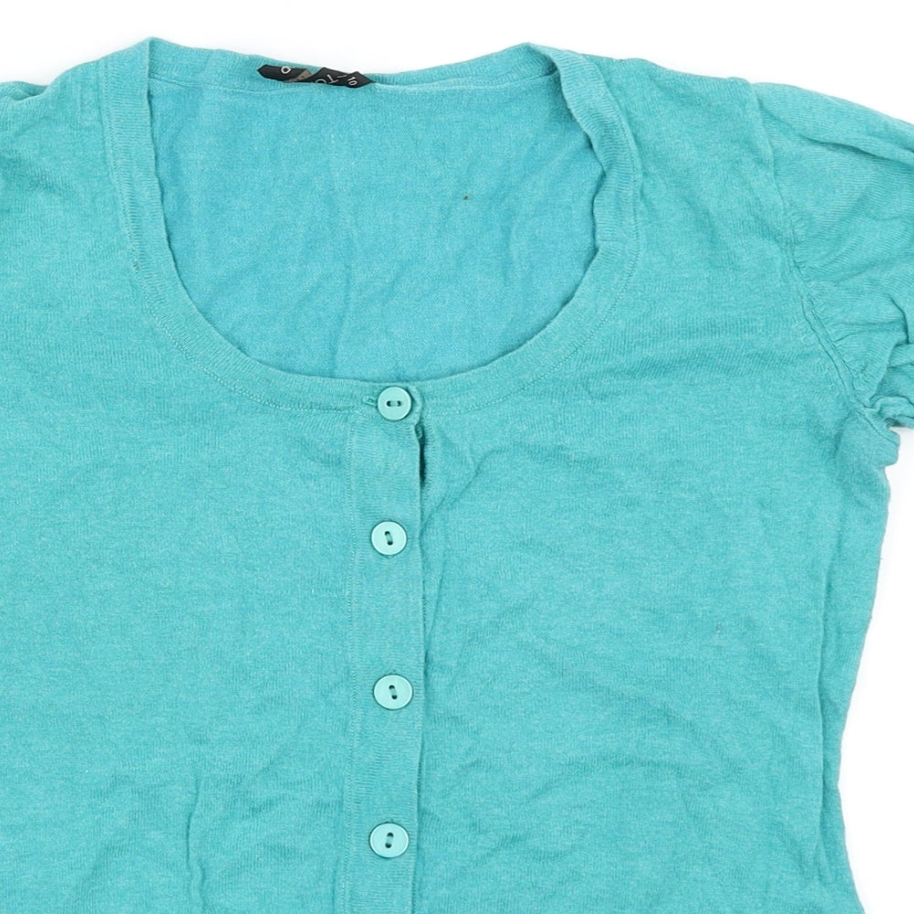 Topshop Womens Blue   Cardigan Jumper Size 10