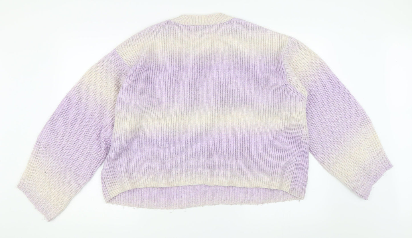 New Look Mens Purple   Pullover Jumper Size L