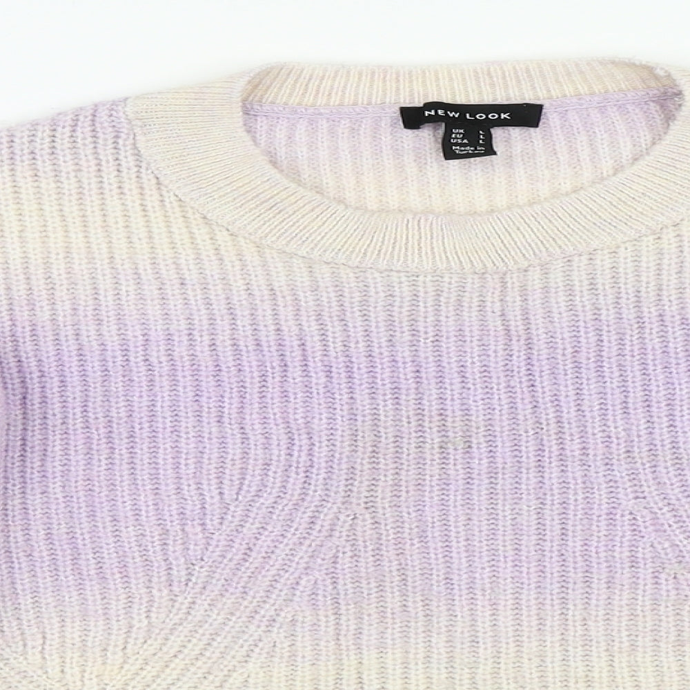 New Look Mens Purple   Pullover Jumper Size L
