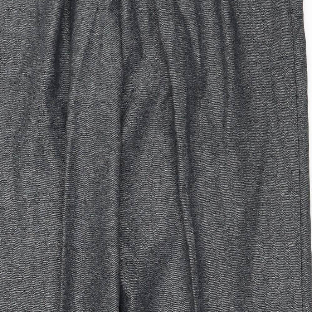 Womens UK Size 14 Marks and Spencer Regular Fit  Grey Trousers