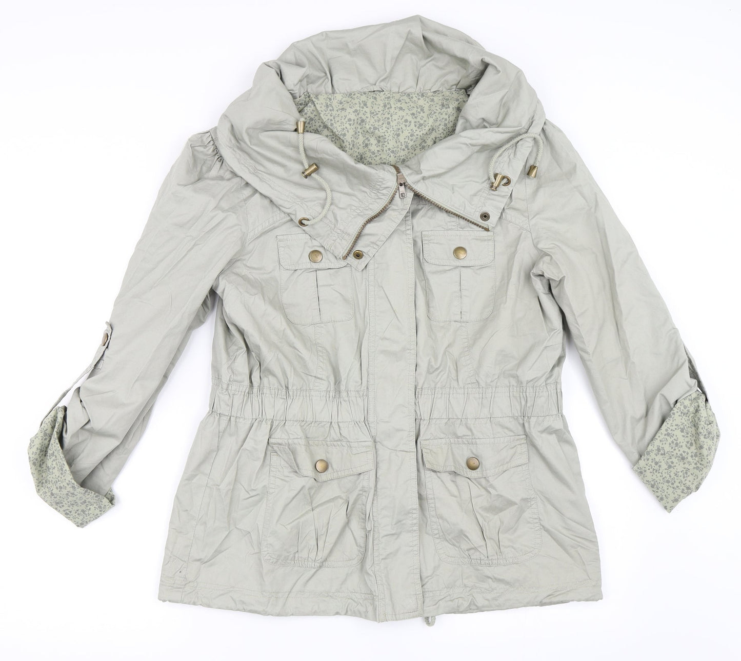 Womens UK Size 14 Preworn Green Jacket