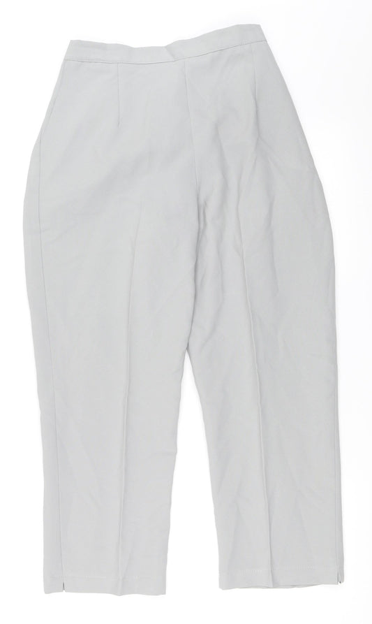Womens UK Size 16 Preworn Regular Fit  Grey Trousers