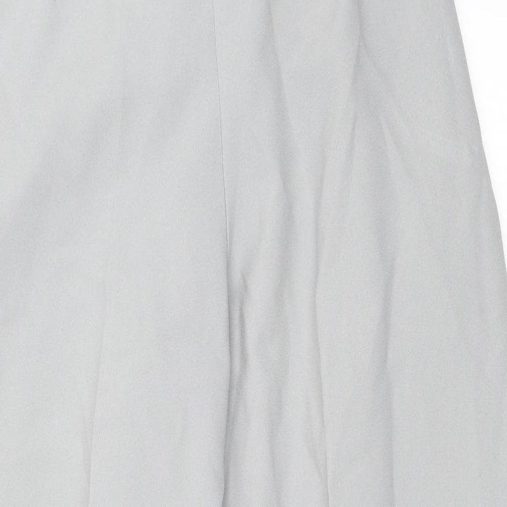 Womens UK Size 16 Preworn Regular Fit  Grey Trousers