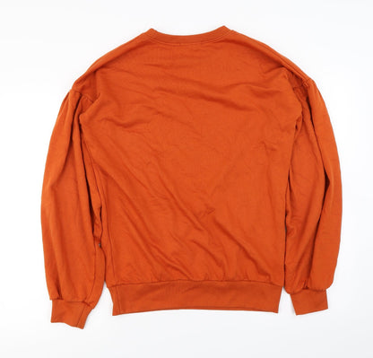 Misguided   Womens Orange   Pullover Jumper Size 6