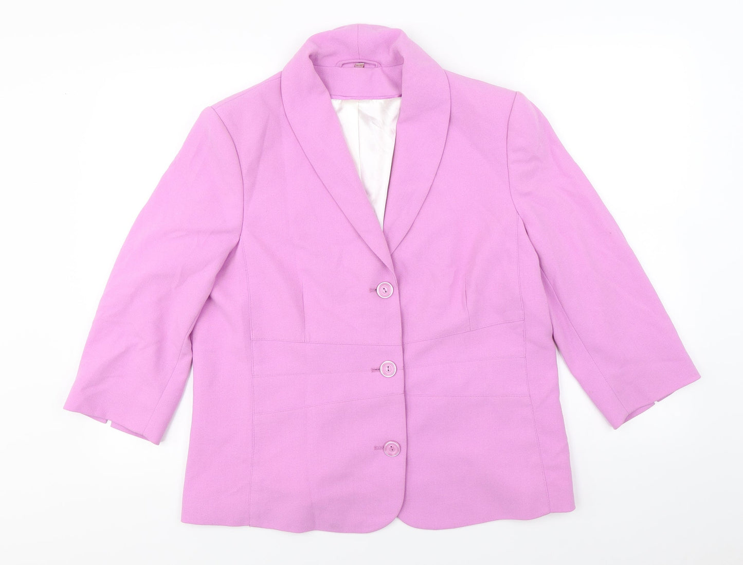 Womens UK Size 16 Anna rose Regular Purple Blazer