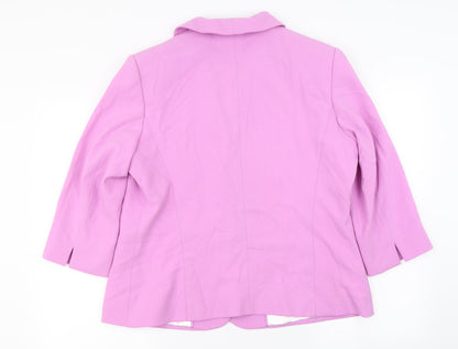 Womens UK Size 16 Anna rose Regular Purple Blazer