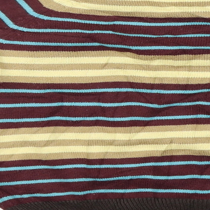 Marks and Spencer Girls Brown Striped  Pullover Jumper Size 2-3 Years